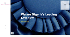 Desktop Screenshot of banwo-ighodalo.com