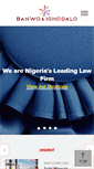 Mobile Screenshot of banwo-ighodalo.com